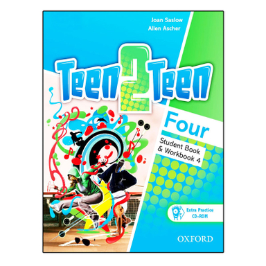 کتاب Teen 2 Teen Four اثر Joan Saslow, Allen Ascher انتشارات سپاهان نوین به همراه سی دی