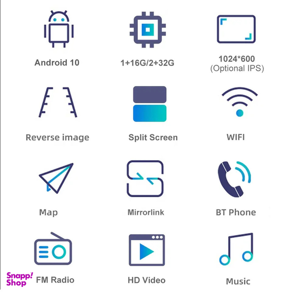 مانیتور خودرو مدل IPS 1080 مناسب خودرو برلیانس 330