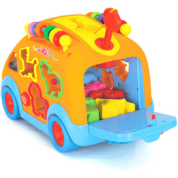 ماشین اتوبوس شادی هولی تویز مدل 988 Activity Shape Sorting Bus