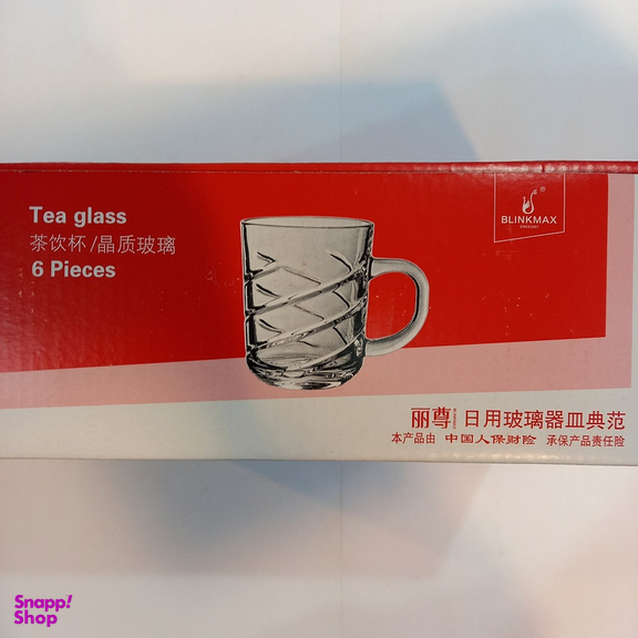 لیوان بلینک مکس مدل محک خطی کد 410 بسته 6 عددی