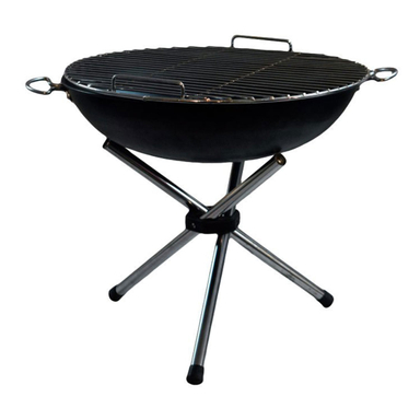 باربیکیو پایه تاشو سفری همراه با توری گریل