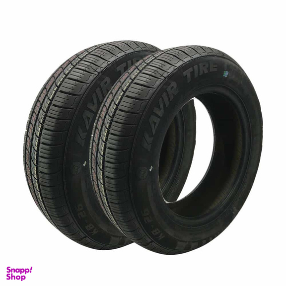 لاستیک خودرو کویر تایر مدل KB26 سایز 165/65R13 - دو حلقه