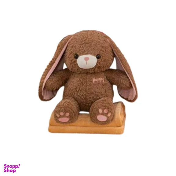 عروسک پتویی مدل rabbit ارتفاع 40 سانتی متر