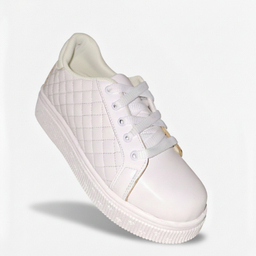 روزمره زنانه چرم راديس مدل امزی کد 686-GN سفید