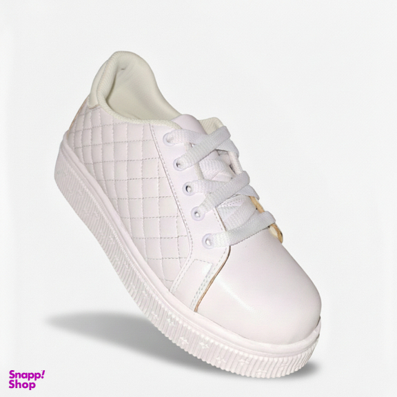 روزمره زنانه چرم راديس مدل امزی کد 686-GN سفید