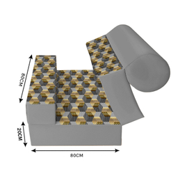 کاناپه یک نفره تخت شو نوپه هوم مدل مینیمال کد M1044