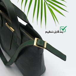 کیف زنانه چرم طبیعی کروکو مدل fateh 151