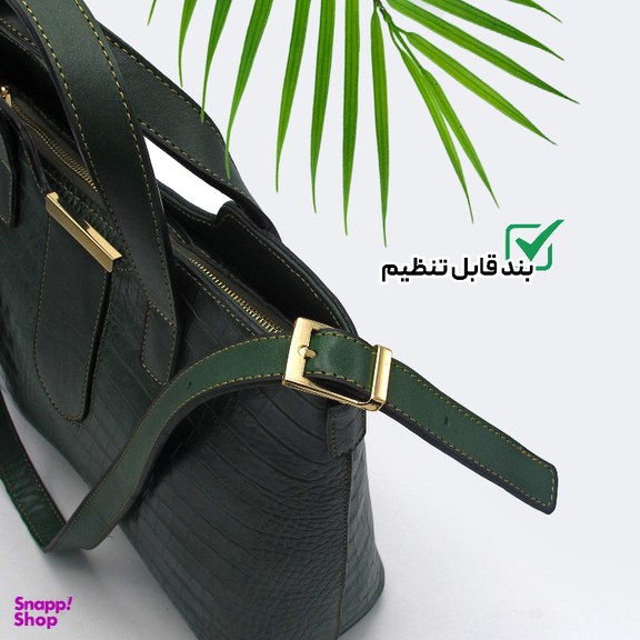 کیف زنانه چرم طبیعی کروکو مدل fateh 151