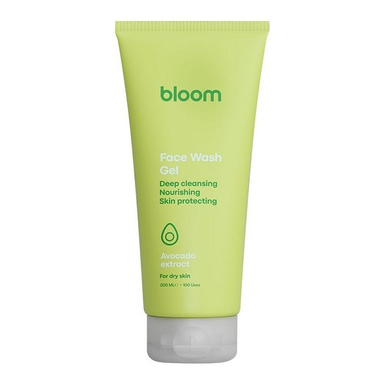 ژل شستشو صورت بلوم اسکین کر مدل آووکادو مناسب پوست خشک حجم 200 میلی لیتر