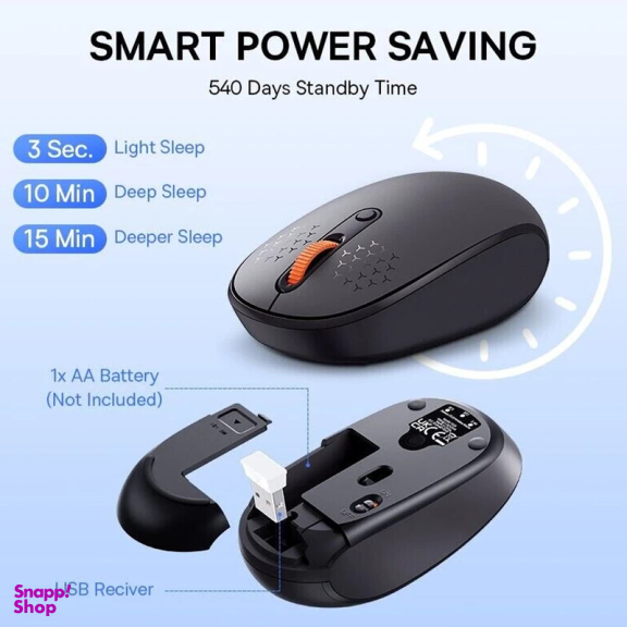 ماوس بی سیم‌ باسئوس مدل F01B Tri-Mode
