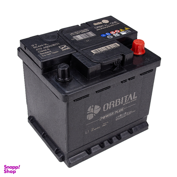 باتری 50 آمپر سپاهان باتری مدل اوربیتال L1