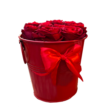 باکس گل رز طبیعی مدل ژوبین