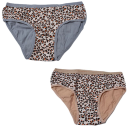 شورت زنانه طرح پلنگی کد 66944 مجموعه 2 عددی