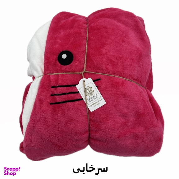 پتو کوکو جم مدل کوسه ای سایز 200×75 سانتی متر