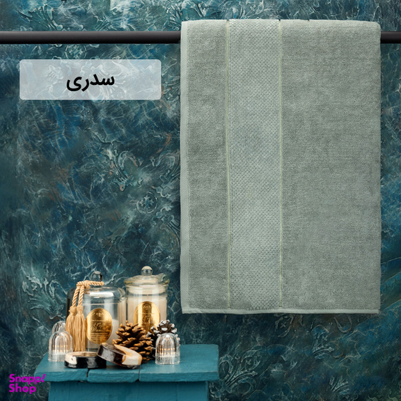 حوله حمام هیرو طرح ماکرو سایز 100×150 سانتی متر