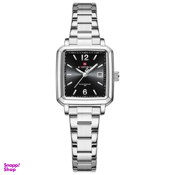ساعت مچی عقربه ای زنانه نیوی فورس مدل NF9252SBS رنگ نقره ای مشکی