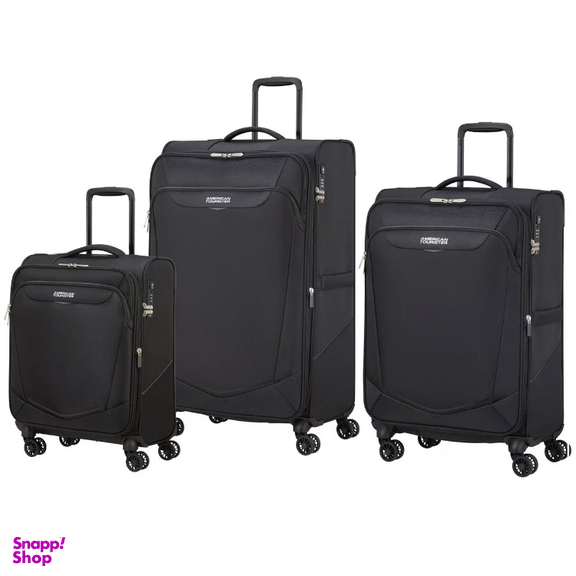 ست چمدان امریکن توریستر مدل SUMMERRIDE ME7 مجموعه سه عددی
