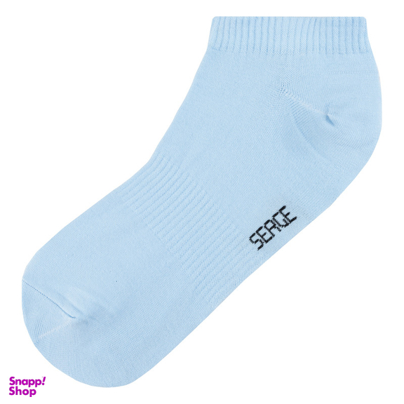جوراب ساق کوتاه زنانه سرژه مدل 255161 رنگ آبی روشن