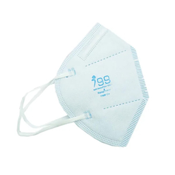 ماسک تنفسی رسپی نانو مدل V-Type N99 رنگ آبی روشن بسته 10 عددی