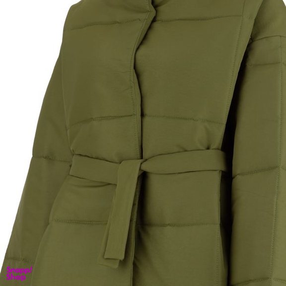 کاپشن زنانه سرژه مدل 219120 رنگ یشمی