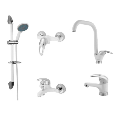 ست شیرآلات فاخته مدل اورانوس کد SK2 مجموعه 5 عددی
