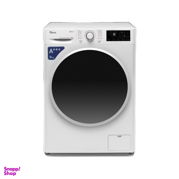 ماشین لباسشویی جی پلاس مدل GWM-R87W.KTN ظرفیت 8 کیلوگرم