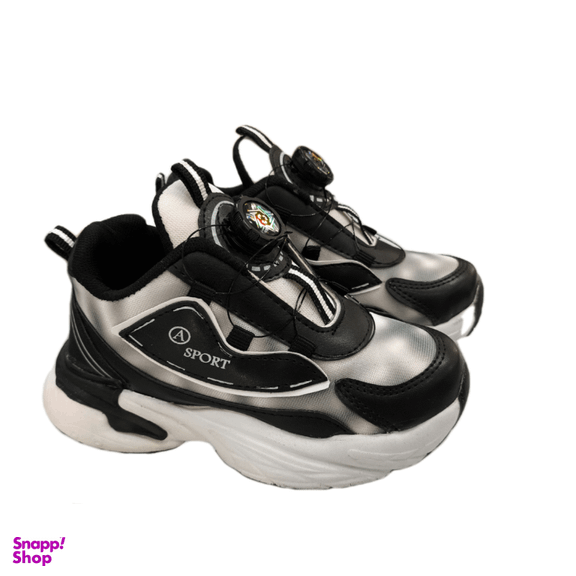 کتانی راحتی مدل اسپرت پیچی کد 124 رنگ مشکی