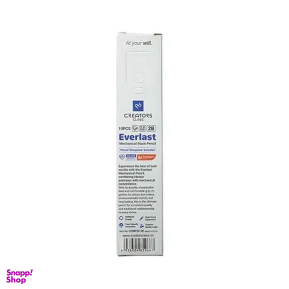 مداد اتودی سی کلاس مدل everlast بسته 10 عددی همراه تراش