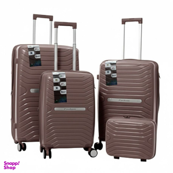 چمدان فشن مدل FS Travel 950 کد 950 به همراه کاور مجموعه 4 عددی