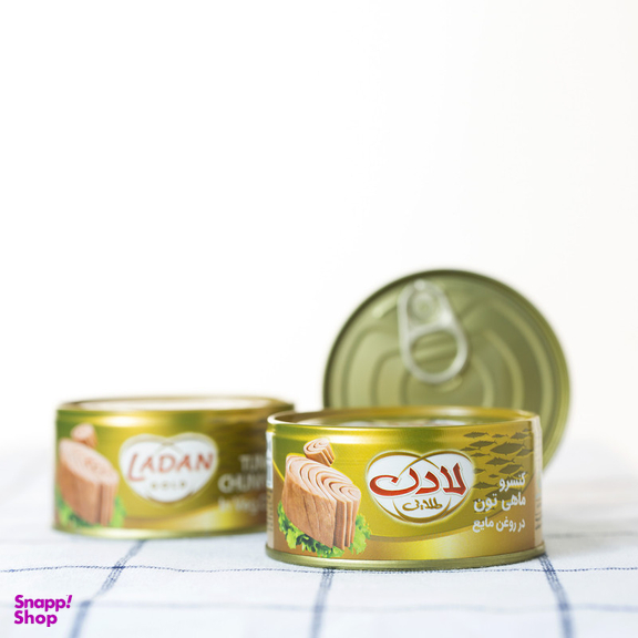 کنسرو لوبیا چیتی با سس گوجه فرنگی مکنزی وزن 380 گرم و کنسرو تن ماهی در روغن لادن وزن 180 گرم بسته 4 عددی