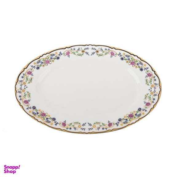 سرویس چینی 102 پارچه کامل غذا خوری چینی زرین ایران سری ایتالیا اف مدل گلستان درجه عالی