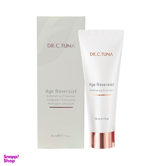ژل شست و شوی صورت ضد پیری و فاقد سولفات دکتر سی تونا مدل Age Reversist حجم 80 میلی لیتر