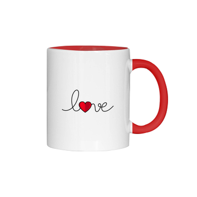 ماگ ژالینو طرح عشق و قلب کد 001