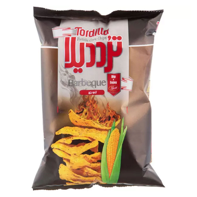 چیپس ذرت تنوری ترددیلا وزن 100 گرم