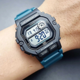 ساعت مچی دیجیتال مردانه کاسیو مدل WS-1400H-4AVDF رنگ آبی نفتی