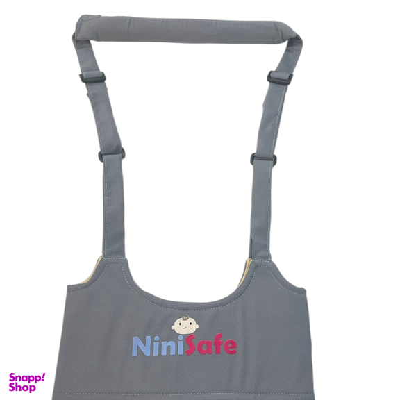 بند کمک راه مدل نیم تنه نی نی سیف کد 813 رنگ طوسی