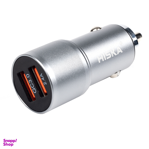 شارژر فندکی هیسکا مدل CC-309Q به همراه کابل تبدیل Microusb