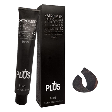 رنگ مو کاترومر شماره MF2 رنگ قهوه ای دودی تیره حجم 100 میلی لیتر