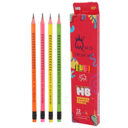 مداد مشکی ام کیو کد H-16 بسته 12 عددی