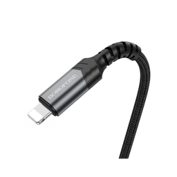 کابل تبدیل لایتنینگ به جک 3.5 میلی متری بروفون مدل BL15 طول 1 متر