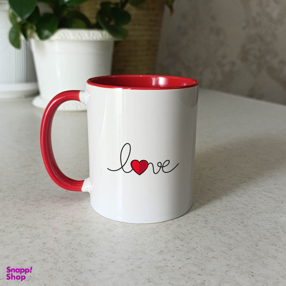 ماگ ژالینو طرح عشق و قلب کد 001