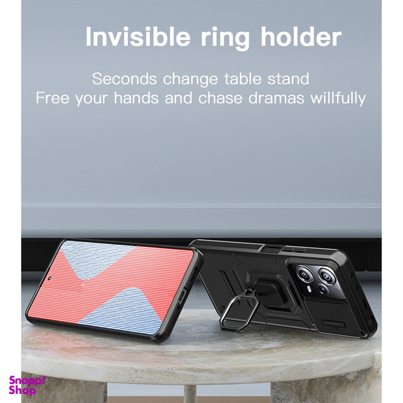 کاورگوشی موبایل سامورایی مدل Shockproof مناسب برای Redmi Note 12 Pro 5G / Poco X5 Pro 5G