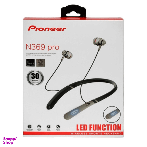 هدفون بلوتوثی دورگردنی پایونیر مدل N369 Pro