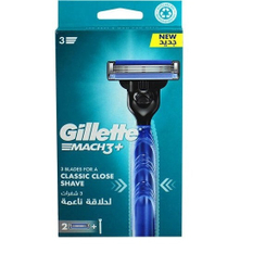 خودتراش ژیلت مدل مچ تری پلاس سه لبه به همراه تیغ یدک