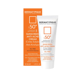 ضد آفتاب درماتیپیک مدل Anti Acne مناسب پوست چرب و جوش‌دار با +SPF50 حجم 40 میلی لیتر