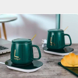 ماگ حرارتی لاکی مدل Temperature Cup به همراه صفحه گرم کن برقی