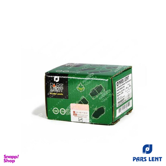 لنت ترمز جلو پارس لنت مدل 21209 مناسب برای پژو 405 SLX