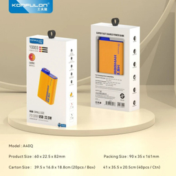 پاوربانک کانفلون مدل A40Q ظرفیت 10000 میلی آمپر ساعت