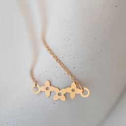 گردنبند طلا 18 عیار زنانه کد 00192