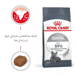 غذای خشک گربه رویال کنین مدل دنتال وزن 1.5 کیلوگرم
